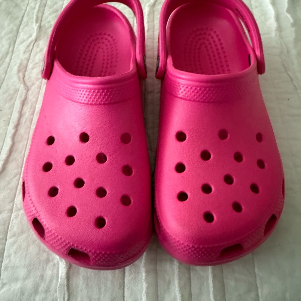 Pink Crocs